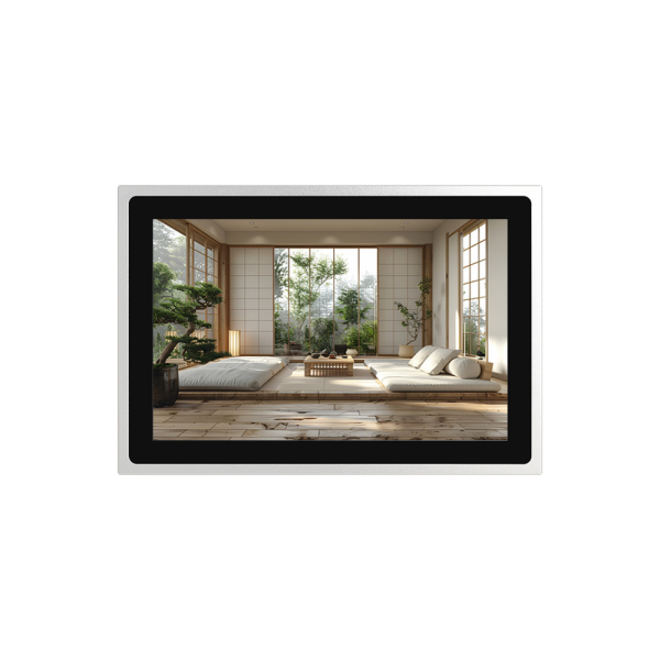 industrial panel PC 4 LAN 6 COM 10.1 inch front view