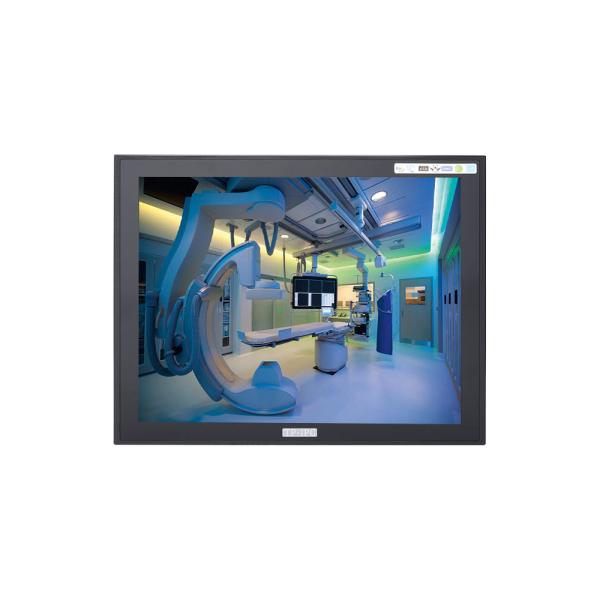 19.5-inch industrial panel PC 4LAN 6COM front view