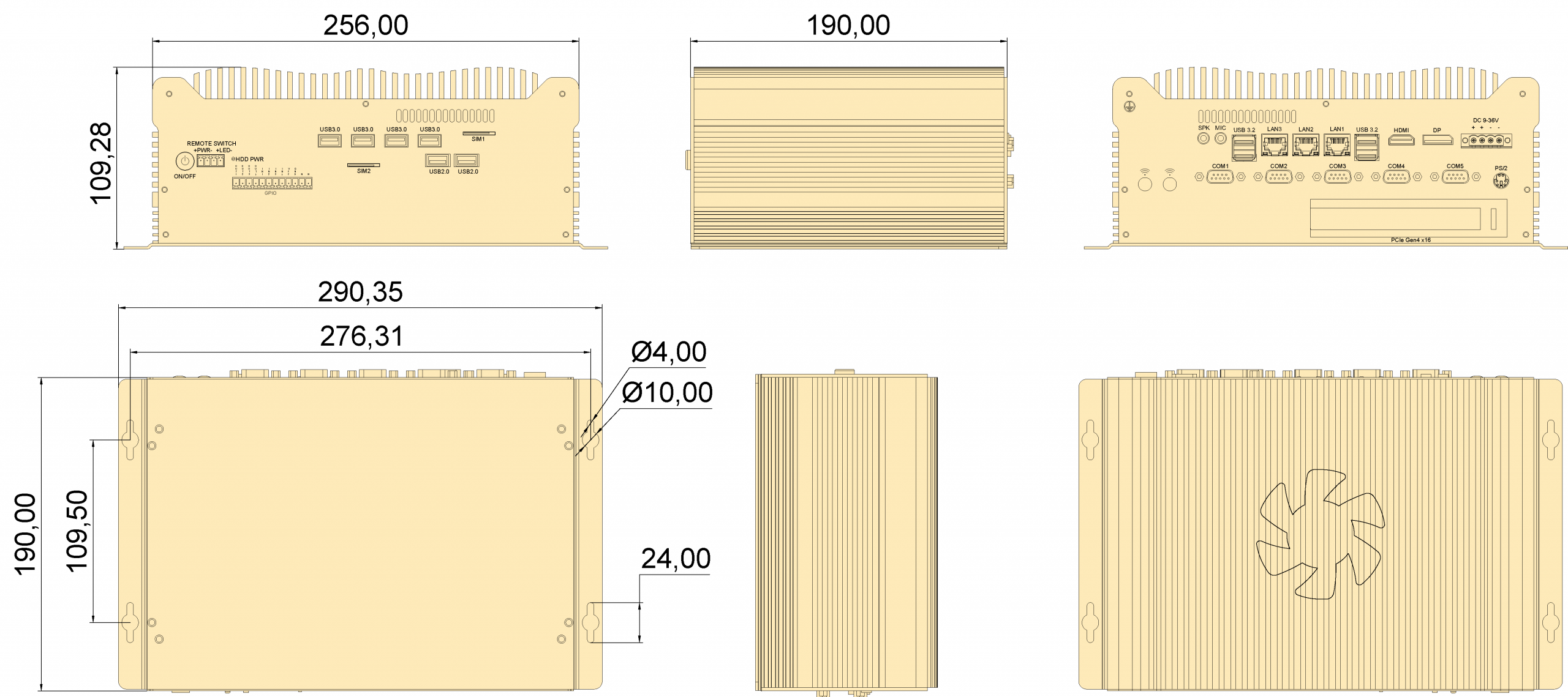 IBOX-602-GT-1P 尺寸图